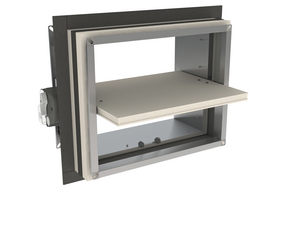 Optimised rectangular surface-mounted fire damper up to 120'